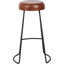 Cosimo Upholstered Counter Stool with Metal Frame-110955937