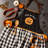 Seng Halloween Gingham Cotton Apron Sets