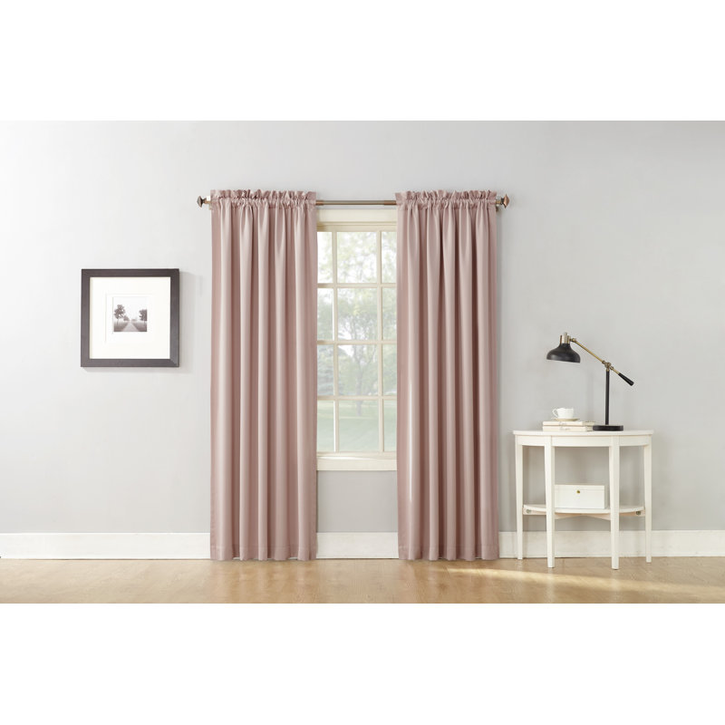 Polyester Thermal Room Darkening Curtain Panel - Basics by Wayfair™, Leaf, 54" W x 95" L