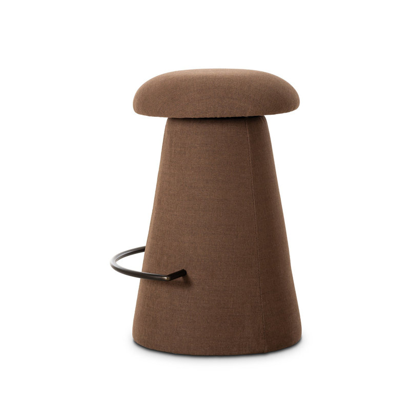 Cannes Swivel Stool-Crypton Wayfarer Sienna-Counter, Crypton Nomad Mushroom