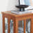 Vintage LED Curio Display Cabinet - Antique Glass Door Showcase With Adjustable Shelves For Collectibles-130079870