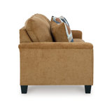 Erin Sofa, 2 Accent Throw Pillows, 89 Inch Plush  Polyester