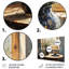 «Blue Fashion and Farmhouse Pottery Table II - Boho Pottery», ensemble de reproduction d'art mural-107191130-107191131