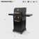 Permasteel 2-Burner Compact Propane Gas Grill with Foldable Side Tables and Grilling Tool Hooks
