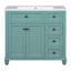 Meuble-lavabo simple avec plateau 35,4 Keiandra