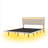 Modern LED-Lit Upholstered Floating Bed Frame-1838090404-1838090407