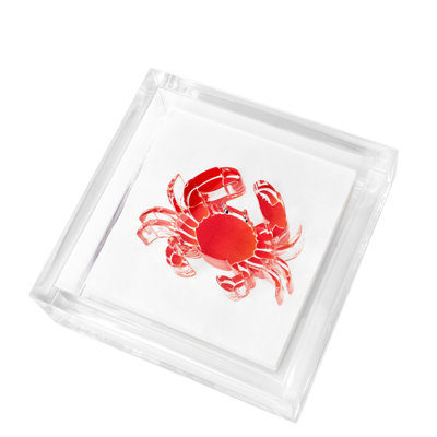 Acrylic Flat Napkin Holder