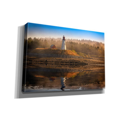 'Mulholland Point Lighthouse' by Rick Berk Canvas Wall Art