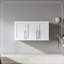 Armoire de rangement murale empilable à double charme de rangement et de présentation
