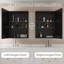 Armoire à pharmacie encastrée / à fixation en surface avec miroir en fer 14 po x l 24 po Elise-1039772036-1036898614