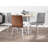Maxwell Faux Leather Swivel Dining Chair with Wood Seat Back-270621074