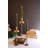  Holiday Iron Holly Candle Holders Decorative Set of 3, 15.75" H
