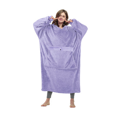 Catalonia Full Body Oversized Hoodie Sweatshirt, Extra Long Wearable Pullover with Front Pocket