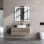Miroir de salle de bain illuminé sans cadre Anstadt