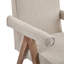 Fauteuil de salle à manger en tissu Poppy-219364726