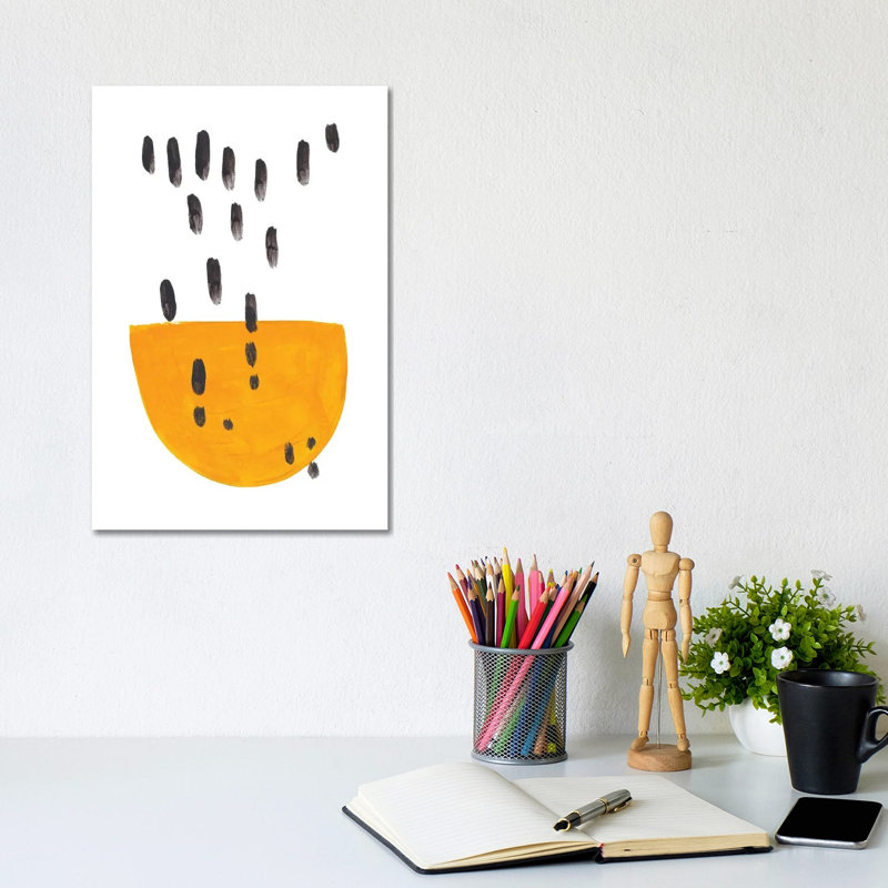 Rain On Sun by EnShape - Wrapped Canvas Print, 20.32 cm H x 30.48 cm W