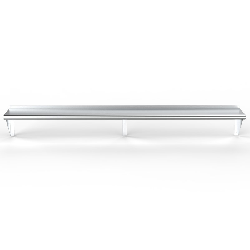 Tablette murale Amgood, H 11 po x l 72 po x P 12 po