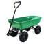 Chariot de jardin avec assemblage facile - pneu de 10 po, capacité de 300 lb, corps de 75 l, poignée de 180 degrés, herbe de pneu de 10 pouces, tour de 75 litres