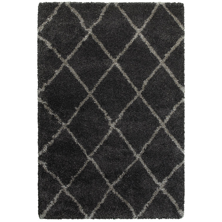 Tapis gris anthracite / gris Sayer