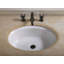 Lavabo de salle de bain ovale encastrable 18-3 / 4 po x 13-3 / 4 po TOTO® Dartmouth®, blanc coton-3850016