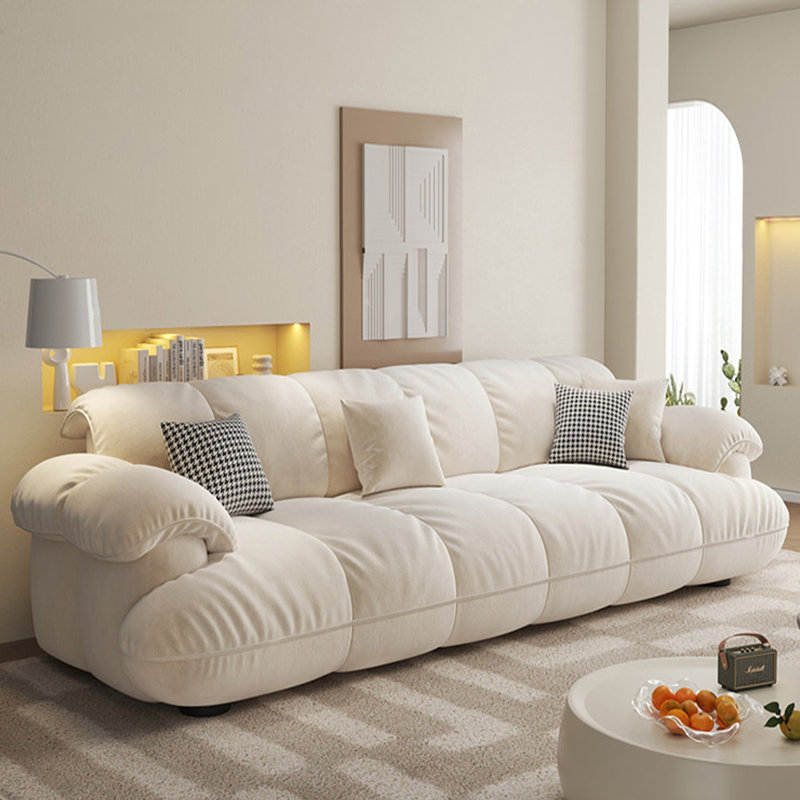 Coussin de coussin en polyester vert, Blanc
