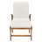 Ferrysburg 78" Long Teak Single Chaise with Cushions-1711175399