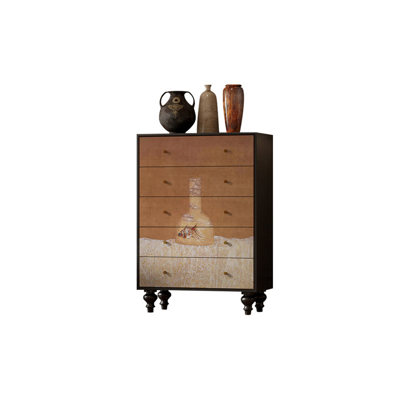 Modern Retro Accent Chest Solid Wood Accent Chest