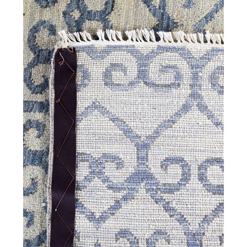 Overdyed One-of-a-Kind 9' 2" X 12' 3" Hand Knotted Area Rug