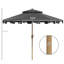 Parasol de terrasse extérieur avec mécanisme d'inclinaison-1787410638