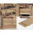 Nursery Rattan Dresser for Bedroom, Modern 6 Drawer Wooden Dresser Chest, Wide Wood Beside Table-873795280
