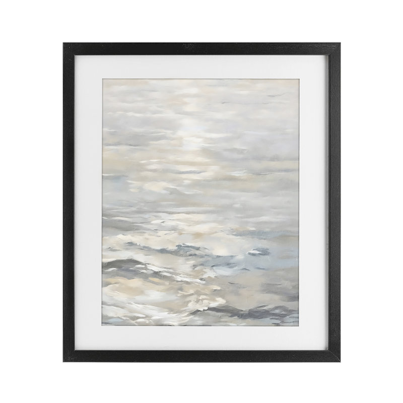 Shallow Reflections Morning Light, reproduction encadrée sous verre, conception de Riley B, 21 x 17