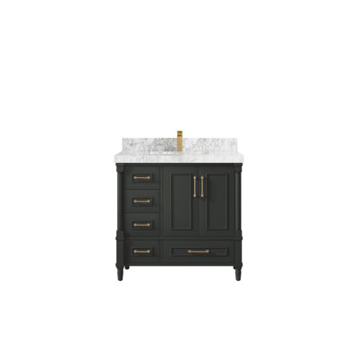 Meuble-lavabo simple 36 po avec comptoir Aberdeen