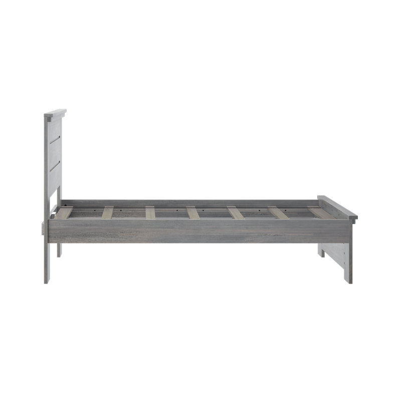  Ariarose Solid Wood Platform Bed, Twin, Driftwood