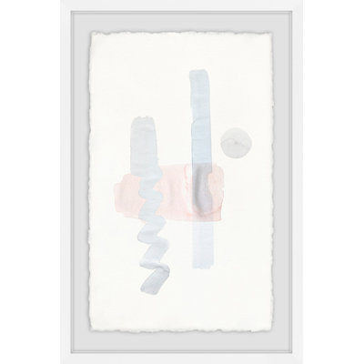 « evanescent gray », reproduction de peinture à l’aquarelle encadrée
