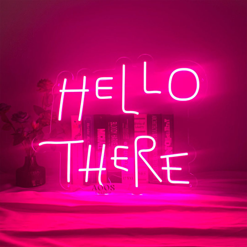 Hello There Hell Here 24" LED Neon Sign