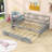Jaye Wooden Daybed with Twin Size Trundle-162183907-162183904