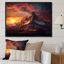 Sunset Montain Retreat I - Paysages, art mural, salon