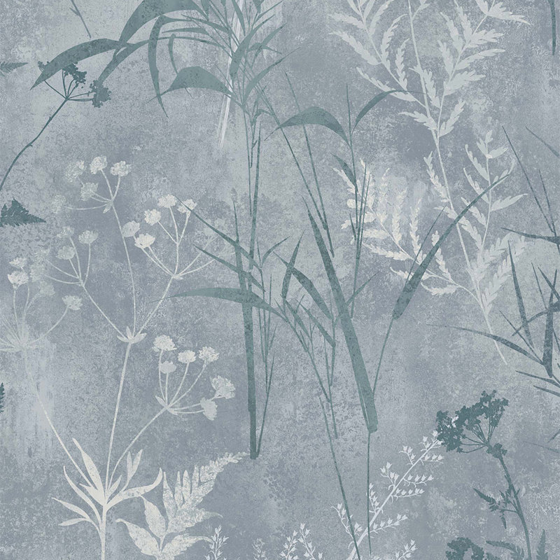 Papier peint Essel Trees, Bleu