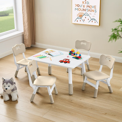 Toddler Table and 4 Chairs Set