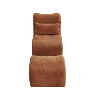 Reclining Lounge Chair Ottoman With Upholstered Sofa Modern Small Space Lounge