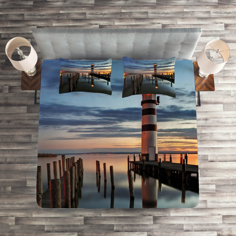 Coastal Polyester Coverlet
