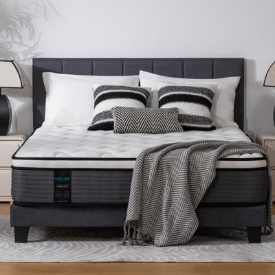 Gwendolyn 12''/14''/10'' Cool Frim Memory Foam Hybrid Mattress in a Box, OEKO-TEX® Certified