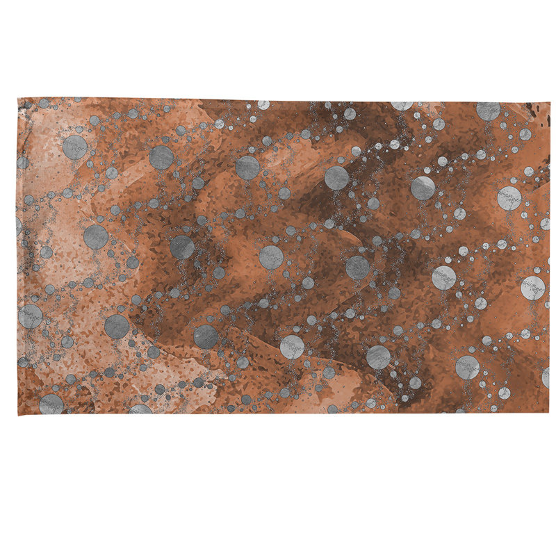 Mcguigan Tea Towel Kitchen Towel, Orange, Poly Twill