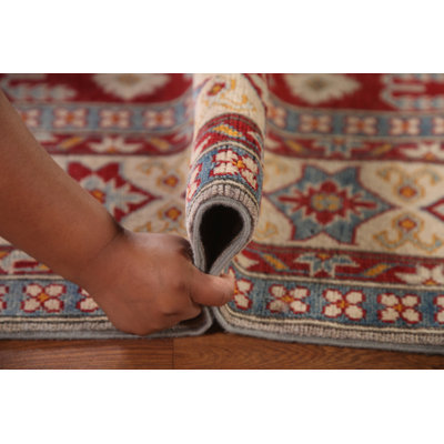 Geometric Kazak Oriental Area Rug