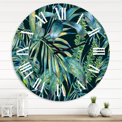 Horloge murale Tropical