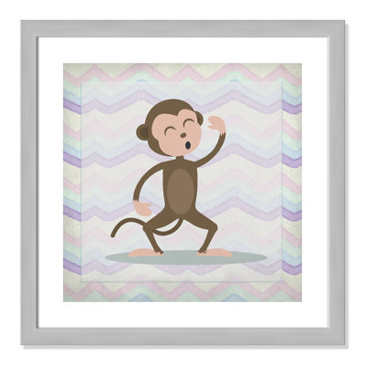 Pink Monkey Time' Wall Decal