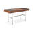 Brown+Black+Silver Rectangular Solid Wood+Glass+Stainless Steel desks-107401076