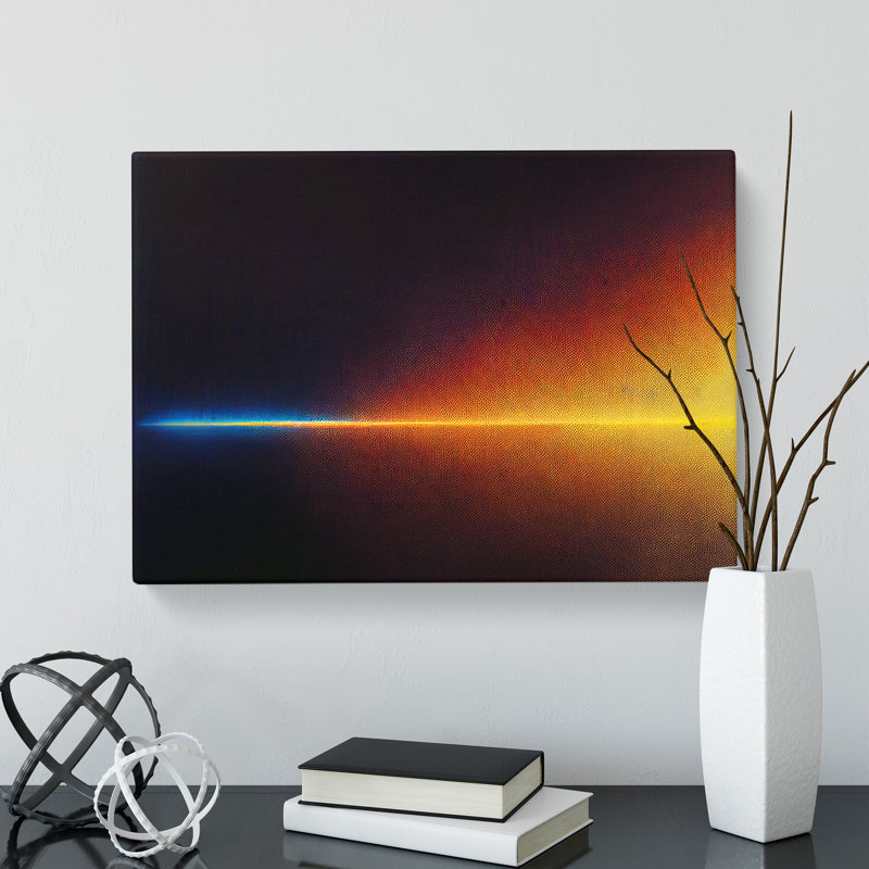 Energising Modern Abstract - Wrapped Canvas Print, 35cm H x 50cm W x 3cm D