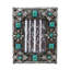 Cadre de table en résine en résine Southwestern Turquoise Gem Rustic Western Home Decor