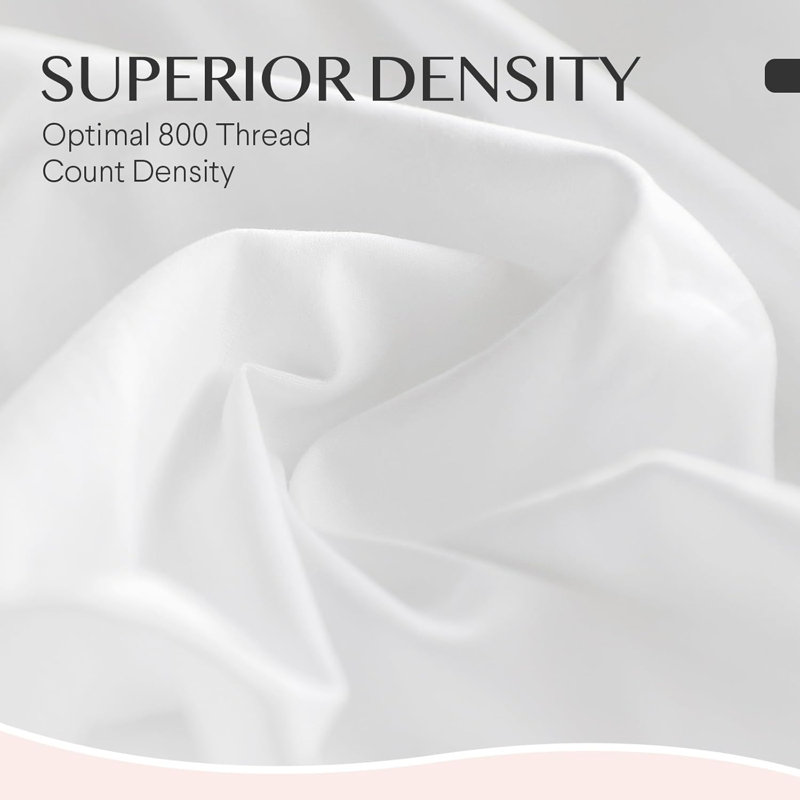 Drap-housse FAUNNA - Drap-housse 100% coton 800 fils, Drap-housse simple très long